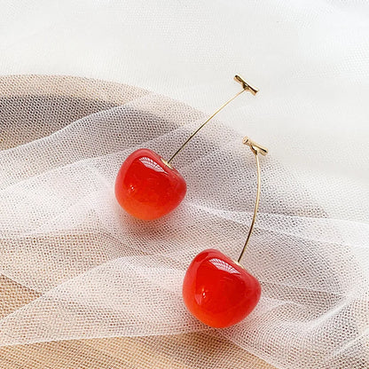 Sweet Cherry Charm Earrings – Fresh & Lovely!