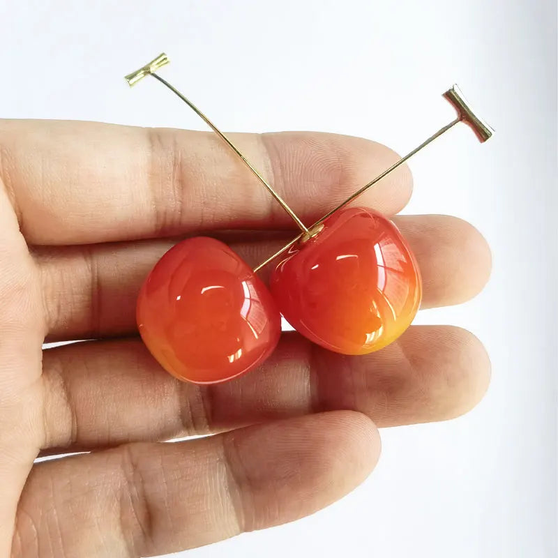 Sweet Cherry Charm Earrings – Fresh & Lovely!