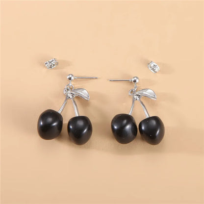 Sweet Cherry Charm Earrings – Fresh & Lovely!